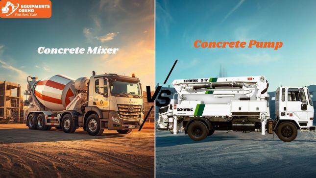Concrete Mixer vs. Concrete Pump: Which Machine Do You Need for Your Project?