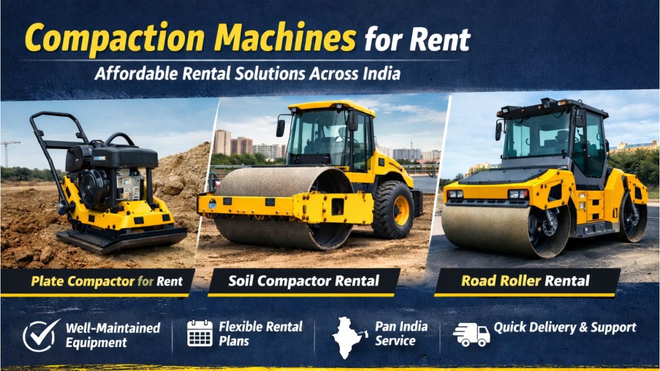 Compaction Machine for Rent from Equipments Dekho