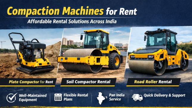 Compaction Machine for Rent from Equipments Dekho