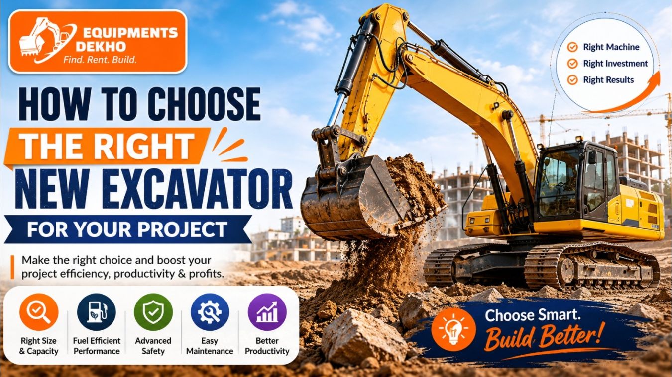 How to Choose the Right New Excavator for Your Project
