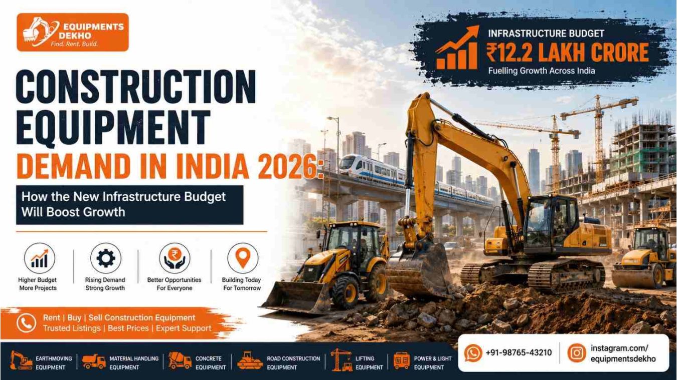 Construction Equipment Demand in India 2026: How the New Infrastructure Budget Will Boost Growth