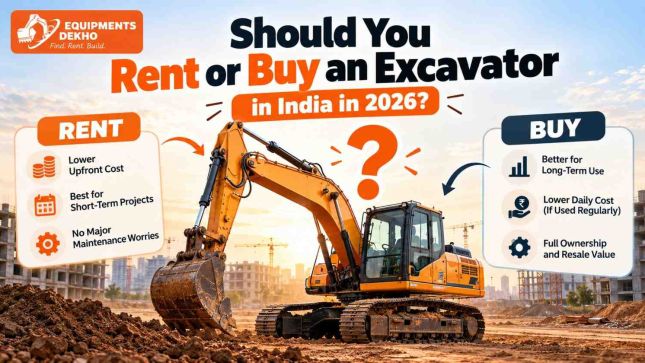Should You Rent or Buy an Excavator in India in 2026?