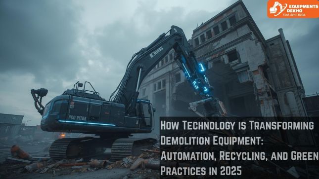How Technology is Transforming Demolition Equipment: Automation, Recycling, and Green Practices in 2025